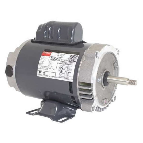 Dayton Motor,1/2 HP,3,450 rpm,56J,115/230V 6K580BG