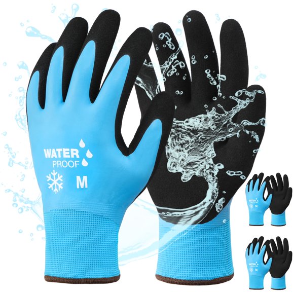 Guantes de trabajo de invierno DULFINE 100% impermeables para hombres y mujeres
