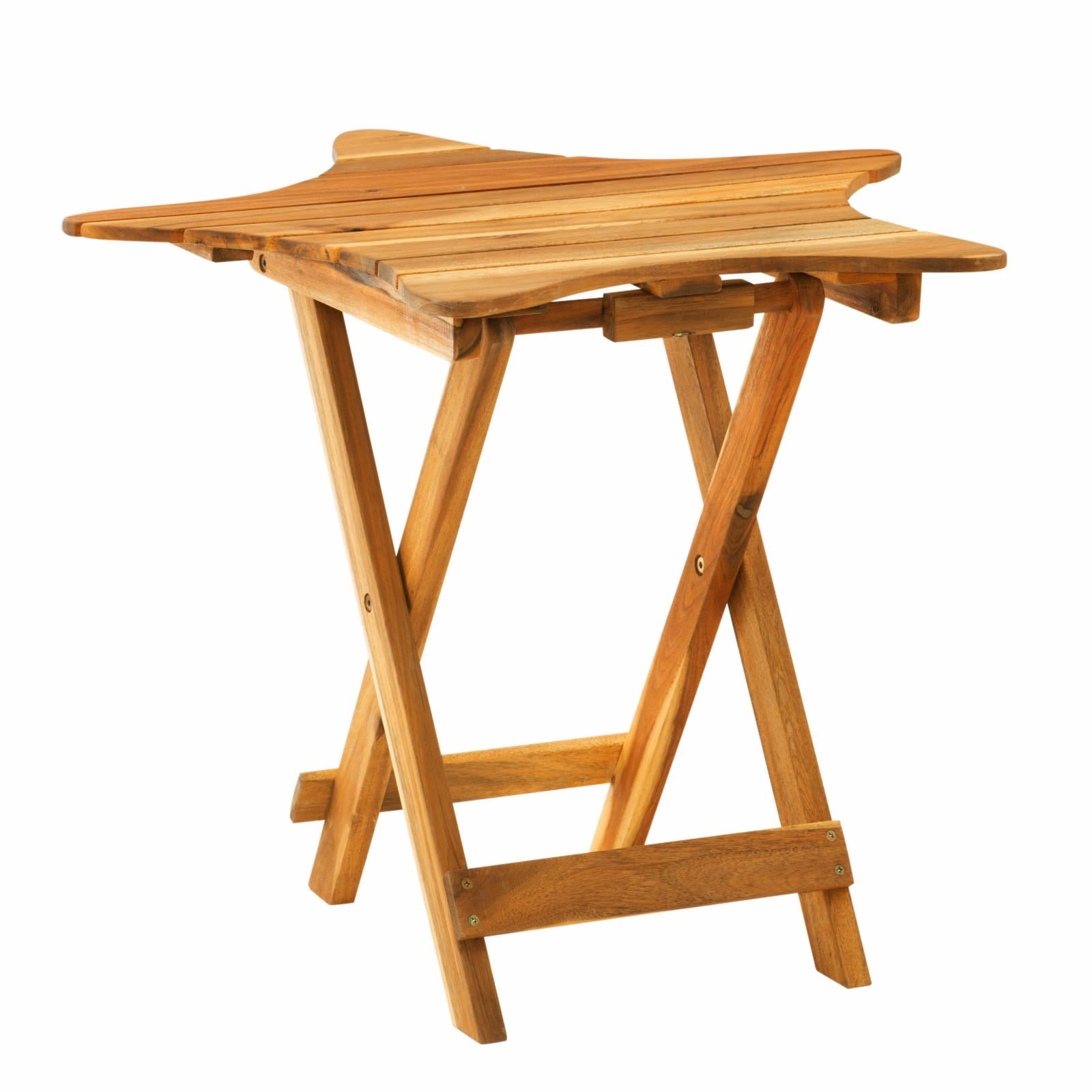 Powell Stanbury Outdoor Folding Table Natural