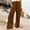 Brown Womens Full Length Pants, variant on SMihono Women's Loose Wide Leg Pants High Waist Full Length Long Pants Straight Pants Trendy Casual Pants Trendy Comfy Loose Fit Casual Pants Brown 14