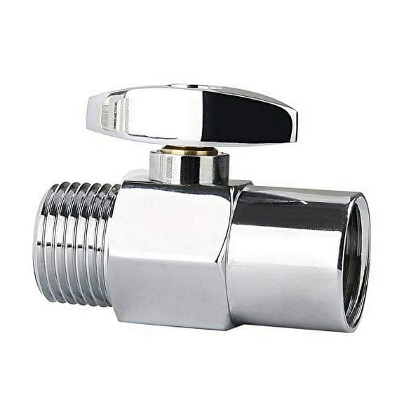 Solimeta, Brass Chrome 1/2" Shut Off Valve