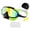 Green gold plated, variant on Gieenan Kids Swim Goggles With Earplugs And Swim Hat for Boy Girl Children Wide View Swimming Goggles Water Frogs Resistant