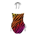 thumbnail image 4 of YDLCAFD Easter Women's Two Piece Irregular Print Swimsuit Tankini Swimsuit Set 2, 4 of 5