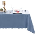 thumbnail image 1 of Hiasan PVC Tablecloth Rectangle - 100% Waterproof Oilproof Stain Resistant Wipeable Vinyl Table Cloth for Kitchen Dining and Outdoor Picnic, 54 x 80 Inch, Royal Blue, 1 of 7
