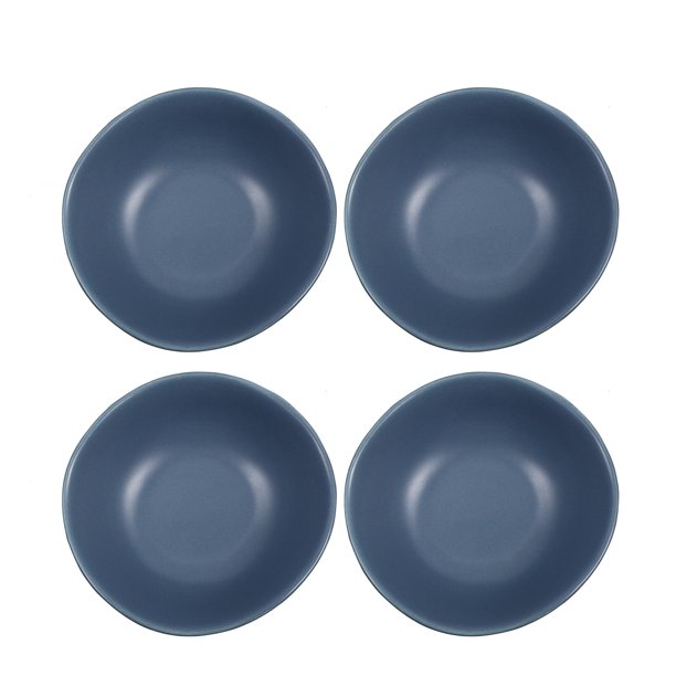 4 piezas de exquisitos platos de condimentos, cuencos de cerámica para condimentos, cuencos para mojar duraderos