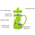 thumbnail image 3 of Luxurious French Press, Heat Resistant Borosilicate Glass With Protective Design, Stainless Steel Filter System For Aromatic Coffee, 2 Cups, 3 of 5
