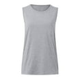 thumbnail image 5 of Womens Tank Top Women's Recovery Button Front Chemo Tank Cami Tops for Women Light Gray XS, 5 of 7