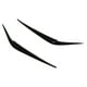 thumbnail image 5 of 1 par de pegatinas de cejas para faros delanteros de coche, reemplazo de la cubierta de la calcomanía del párpado para X3 X4 G01G02 2018(negro piano), 5 of 14