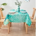 thumbnail image 2 of Nautical Coastal Rectangle Tablecloth Beach Ocean Print Table Cloth Waterproof Stain Resistant Wrinkle-Free Table Cover for Kitchen Dining Room Indoor and Outdoor Picnic Party 60x120 Inches, C2, 2 of 6