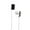 Black, variant on Sundries Gum Earbud Headphones- Blue