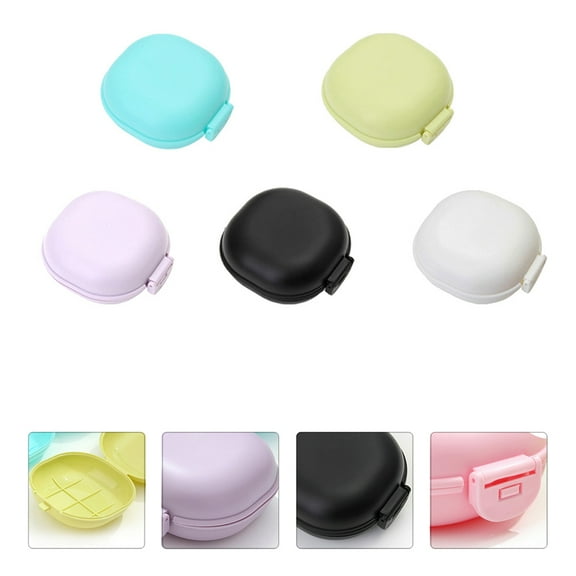 KALLORY 5Ud Estuche Para Barra De Jabón Viaje Con Y Colores Atractivos