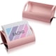 thumbnail image 1 of Paquete de 2, tarjetero de metal dorado rosa para escritorio, expositor de tarjeteros de aluminio, organizador de tarjetas de visita de escritorio, 1 of 5