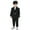 Black886, variant on MEZZALL Boys Business Suits Coat 3PCS Outfits Sets Tuxedo Set For Kids Formal Blazers Suit For Boys With Pants Necklace Set Slim Breathable Toddler Baby Wear 2-3Y