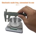 thumbnail image 4 of Mini botes de pesaje Báscula de acero inoxidable Bandejas de medición de polvo Bandejas de medición de líquidos para accesorios de pesaje de joyería de laboratorio precisos, 4 of 5