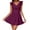 Purple, variant on Tie Knot Skirt Bathing Suit,Swimsuit Dress,One Piece Swimdress,Ruffle Cutout Swimdress,Ruched Skirt Bathing Suit,Bathing Suit Skirt,One Piece Swimdress Women White 2XL