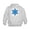 Ash Gray, variant on - Star Of David - Kids Hooded Sweatshirt, Classic Hoodie