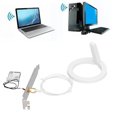 thumbnail image 3 of Tarjeta inalámbrica interfaz M2 de banda dual de tarjeta WiFi resistente y duradera para Win7 para Win8 para Win10 ANGGREK Otros, 3 of 8