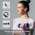 thumbnail image 3 of Active Noise Cancelling Bluetooth 6.0 Wireless Headphone, Wireless Earbuds with Adjustable Ear Hooks, 60H Playtime & LED Digital Display, IPX7 Deep Bass Sport Earphones Ear buds for Workout, Gym, 3 of 7