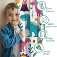 thumbnail image 3 of Blackout Kids Curtains,Cute Dinosaur Pattern Childrens Insulated Curtains Set Of 2,Bedroom Essentials,Toddler Room Decor 42x84in(106x213cm), 3 of 4
