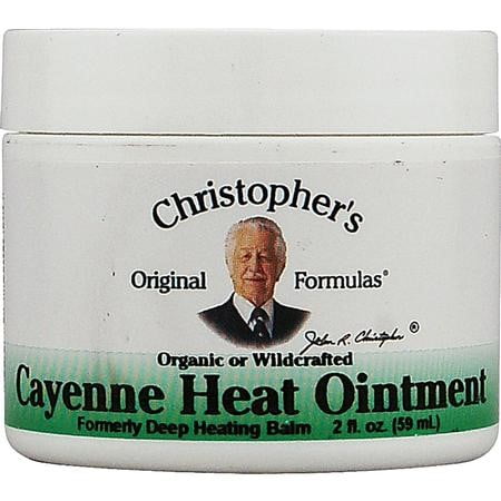 Heat Ointment - Dr. Christopher's Original Formulas Cayenne Heat Ointment, 2 Oz