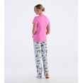 thumbnail image 2 of Little Blue House Women's Short Sleeve Pajama Tee, Happy Otters, 2 of 4
