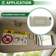 thumbnail image 3 of Visera de sol para el lado del pasajero derecho de Unique Bargains para Nissan Altima 2013-2017 con espejo y luz No.96400-3TA2A, 3 of 7
