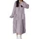 thumbnail image 5 of Camisón largo de moda para mujer, bata de baño alargada, abrigada, de manga larga, con bolsillo, 5 of 6