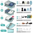 thumbnail image 2 of Livhil 6 Set Compression Packing Cubes for Suitcases, Suitcase Organizer, Packing Cubes for Travel Luggage Organizer Women Men, 2 of 7