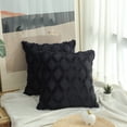 thumbnail image 3 of Dinheiro Juego de 2 Piezas de Funda de Almohada de 20X20" con Funda de Almohada Bohemia Decorativa de Color Sólido, Funda de Cojín, Felpa Suave, 3 of 5