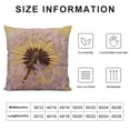 thumbnail image 5 of COMIO  Dandelion Pillow Covers Abstract Dandelion Flower Decorative  Rectangle  Waist Lumbar Pillowcase Pillow Sham Home Sofa Couch Cushion Cover (B-Dandelion), 5 of 5