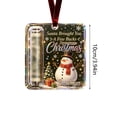 thumbnail image 3 of Yardvibe Christmas Cash Gift Ornament, 3.94" Acrylic Christmas Money Holder, Snowman Funny Hanging Xmas Tree Decoration, Cash Money Gift for Graduation Stocking Stuffer Gifting, 3 of 8