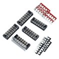 thumbnail image 1 of 5 piezas de 6 posiciones de doble 25A bloques de tirarere de terminales de tornillo con cubierta + 6 posiciones de barrera de terminales DYNWAVEMX Bloques de regleta de terminales de tornillo, 1 of 8