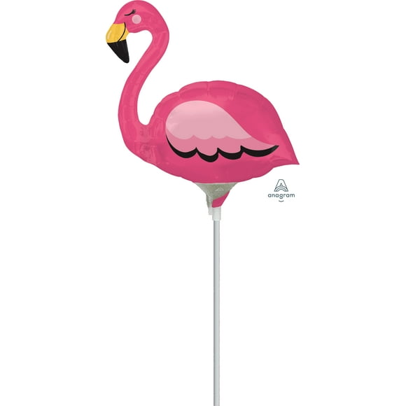Flamingo Themed Mini Foil Balloon - Perfect Party Decor with Extended Float Time!