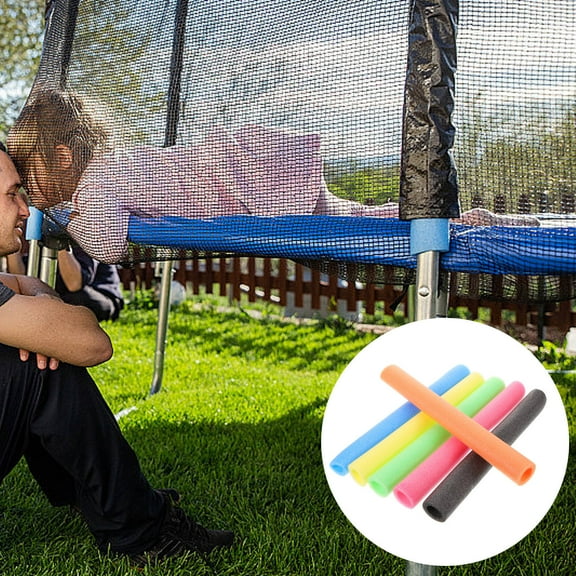CRAFTHROU 12Pcs Assorted Color Foam Tubes for Trampoline Pole Protection Play 41.00X1.65X1.65in