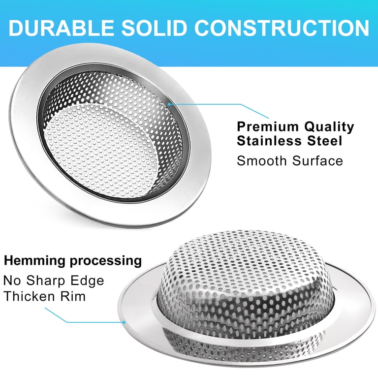 LotFancy Stainless Steel Sink Strainer, 4-Pack photo 3
