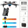 thumbnail image 4 of E99 Pro Drone With HD Camera, WiFi FPV HD Dual Foldable RC Quadcopter Altitude Hold, Remote Control Toys For Beginners Children Men's Gifts Indoor And Outdoor Affordable UAV, 4 of 4