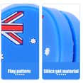 thumbnail image 2 of unbranded 30 pcs   Creative National Flag Designed Shocking Absorbers for Racket Silicone Dampeners, 2 of 8