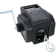 thumbnail image 3 of Olurrisa 12v 2000lbs Trailer Winch,Reversible Electric Winch, for Boats up to 5000 lbs, Galvanized Wire Rope, Rapid Mount, Handheld Remote,power in and manual out.black plastic casing, 3 of 9