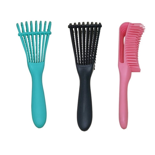 Meideli Shiny Egg Hair Brushes,Women Cutting Hair Comb for Home,Hair  Detangling Smoothing Comb,Massage Comb Hair Brush for All Hair Types