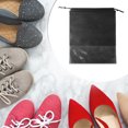 thumbnail image 2 of Ofertas Únicas 10 Pcs Bolsa de Polvo para Zapatos Bolsa de Almacenamiento de Zapatos Bolsa de Viaje con Cierre de Cuerda Negra, 2 of 5