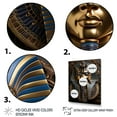 thumbnail image 3 of Designart "Regalia of the Pharaohs in Egypt" Egypt Floater Framed Wall Art Living Room, 3 of 7