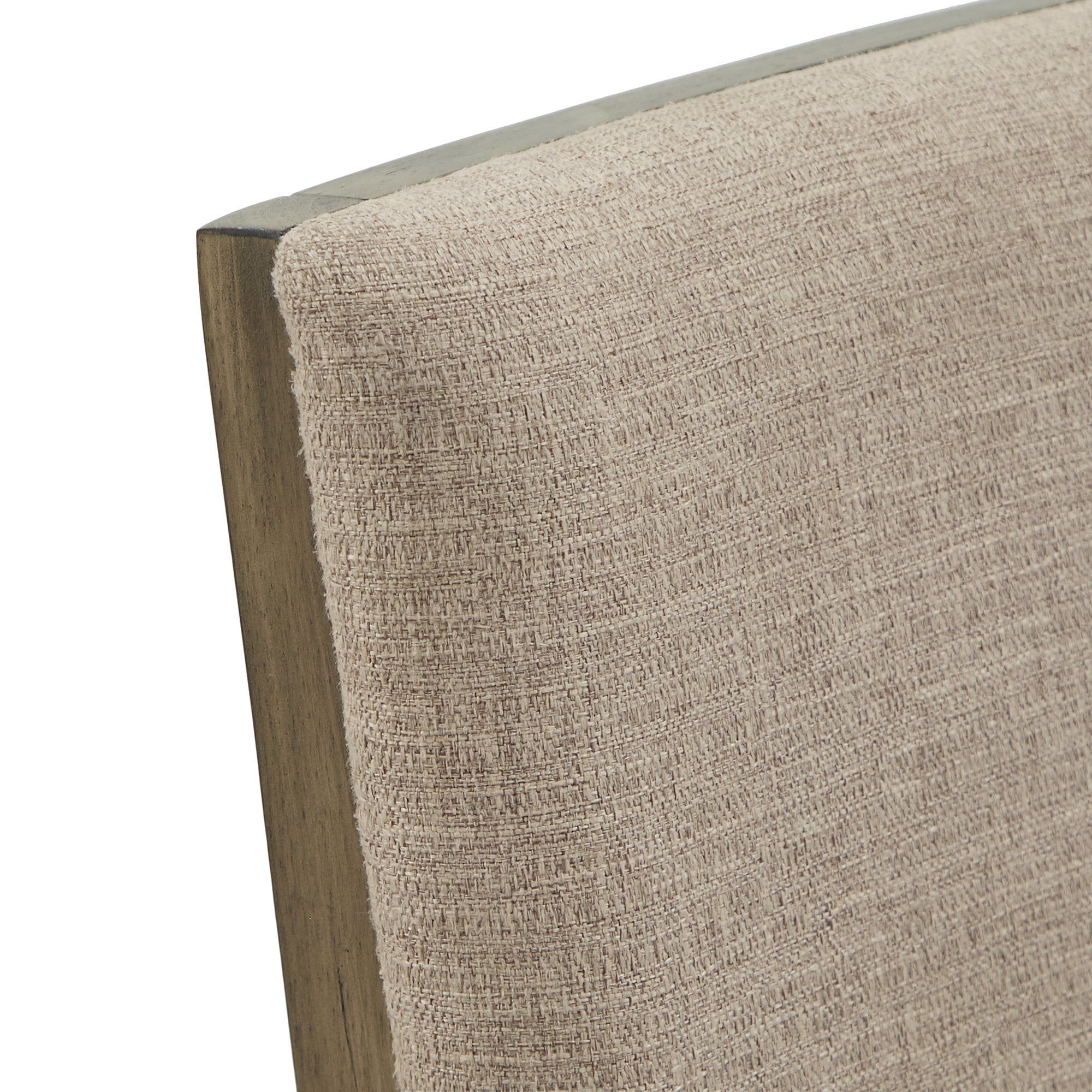 Weston Home Carter Antique Beige Fabric Dining Chairs, Set of 2