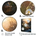 thumbnail image 3 of Designart "Verdant Snowdrop Winter Sunset" Snowdrops Canvas Art Print, 3 of 7