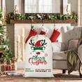 thumbnail image 5 of Christmas Deer Sack Bag, 28" x 20" Extra Large Gift Bags, Retro Canvas Storage Bags, Cotton Drawstring Bags, Xmas Gift Favor Bags, Xmas Gift Pouch Bag, Party Supplies Favors (Reindeer Elk,Green), 5 of 6