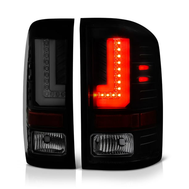 VIPMotoZ 20162018 GMC Sierra 1500 LShape Neon Tube LED Tail Lights [Factory LED Taillamp