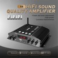 thumbnail image 4 of X4 HIFI 4 Channel Bluetooth 5.0 Power Amplifier, Optical Fiber, Coaxial Input, 2.1 Audio Amplifica, 4 of 5