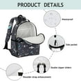 thumbnail image 4 of Beach Student Toddler Backpack Adjustable Padded Straps Chest Buckle Large Capacity Durable Bookbag, 4 of 5