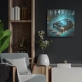thumbnail image 4 of Luxe Metal Art 'Crypto Wallet' by Rey Klimt Metal Wall Art, 24" x 24", 4 of 8
