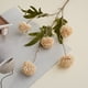 thumbnail image 5 of Flores Artificiales De Plástico 1 flor artificial de diente de león con 5 capullos, de plástico beige, para decoración del hogar, jardín y uso exterior. Rkxzt, 5 of 7