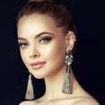 thumbnail image 4 of Cartilage Earring Gothic Snake-shaped Barbell Earrings Punk Cartilage Earring, 4 of 7
